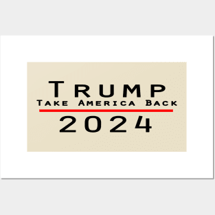 Trump take America back 2024 Posters and Art